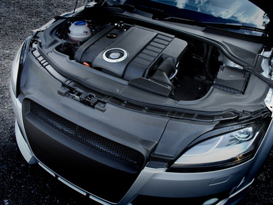 Audi TT engine cover carbon