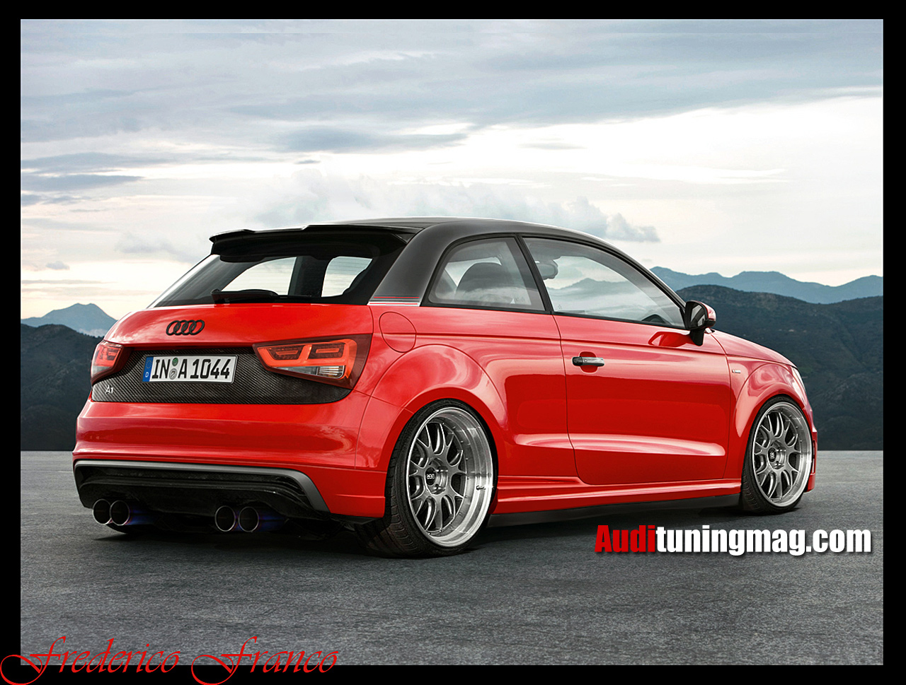 rendered tuned Audi A1